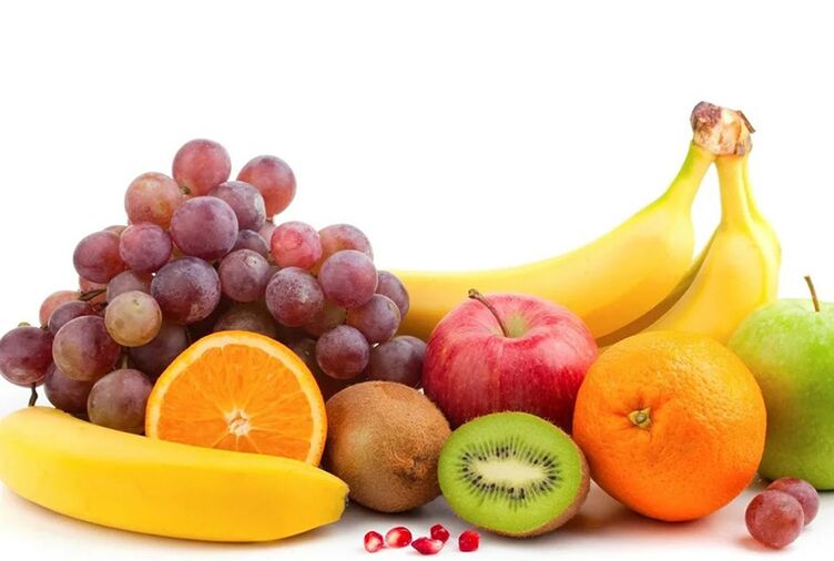 Свіжі фрукти, що є основою раціону під час загострення подагри