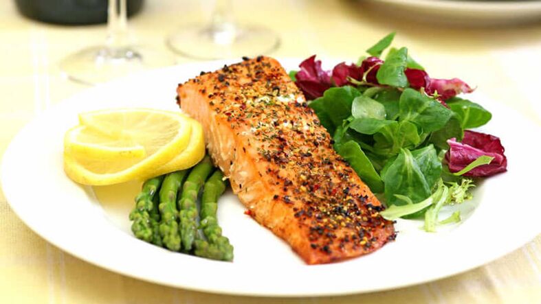 Риба із зеленню та спаржею у дієтичному меню при цукровому діабеті